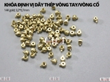 Túi 6 chiếc Khóa định vị dây thép vòng tay/vòng cổ
