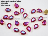 10 hạt đá giọt nước đế bạc link 1/2