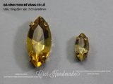 Túi 10 hạt đá thoi đế trắng có lỗ link 2/2