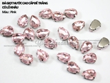 10 hạt đá giọt nước đế bạc link 1/2