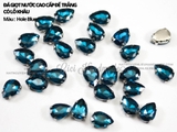 Túi 5 hạt đá giọt nước, đế trắng size đại 18*25mm 20*30mm