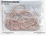 Túi 10g chỉ thêu ấn độ dạng kẽm tròn 1mm lì (matte) mềm