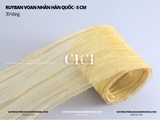 Ruy băng Voan Nhăn 5cm