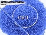 Cườm mờ frosted 2mm