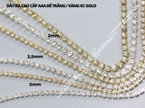 Túi 3m dây đá cao cấp AAA đế mạ bạc
