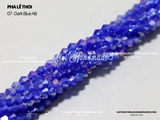 Dây pha lê thoi 4mm (90 hạt/dây)