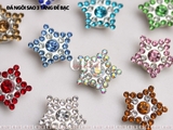 Đá ngôi sao 3 tầng đế bạc