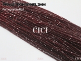 Pha lê tròn spinel 2mm