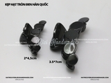 Kẹp hạt tròn đen hàn quốc