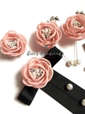 Cài áo hoa lụa Cici Handmade
