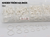Túi 10g khoen tròn mạ inox