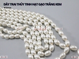 Dây trai thủy tinh hạt gạo