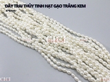 Dây trai thủy tinh hạt gạo