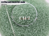 Cườm mờ frosted 2mm