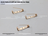 Túi 10c cài áo chốt an toàn mạ kim (KC Gold)