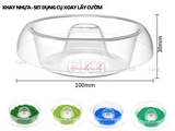 Set bát xoay lấy cườm (gỗ)