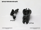 Kẹp hạt tròn đen hàn quốc