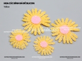 Hoa cúc mới nhất 2020 đính đá đế silicon