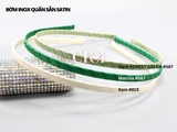 Bờm inox quấn sẵn satin