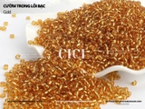 Cườm tròn trong suốt lõi bạc 3mm
