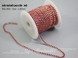 Túi 3m dây đá màu đế bạc