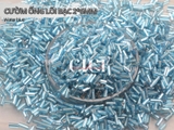 Cườm trúc lõi bạc dài 2*6mm