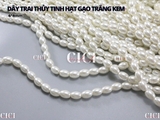 Dây trai thủy tinh hạt gạo