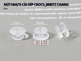 Túi 20c nút nhựa cài dép crocs, Jibbitz charm đá