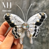 Đế hoa văn gắn đá hình tam giác bo góc 12mm