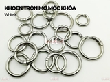 ĐÔI khoen mở móc khóa đính đá
