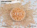 Cườm tròn trong suốt lõi bạc 3mm