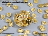 Đế gắn đá kim loại viền đá nhỏ
