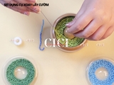 Set bát xoay lấy cườm (gỗ)