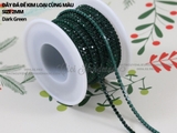 Túi 3m Dây đá đế kim loại cùng màu size 2mm