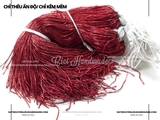Túi 10g chỉ thêu ấn độ dạng kẽm xoắn nhăn mềm 1,5mm