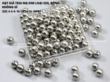 Hạt trai giả mạ kim loại xịn, bóng