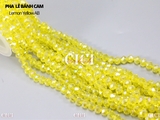 Dây pha lê bánh cam 4mm