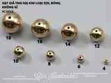 Hạt trai giả mạ kim loại xịn, bóng