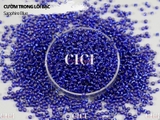 Cườm tròn trong suốt lõi bạc 3mm
