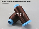 Chỉ cước màu thêu, đính nhiều màu trong không dãn size nhỏ 0.12mm