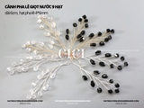 Cành pha lê giọt nước 9 hạt