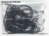 Túi 10g chỉ thêu ấn độ dạng kẽm tròn 1mm lì (matte) mềm