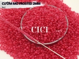 Cườm mờ frosted 2mm