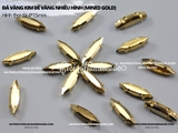Hạt đá vàng kim đế vàng nhiều hình (Mined gold)