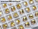 Đá pha lê kim cương tròn chóp nhọn cao cấp không đế 10mm