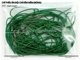 Túi 10g chỉ thêu ấn độ dạng kẽm tròn 1mm bóng (shine) mềm