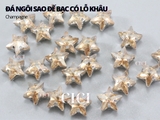 Đá ngôi sao năm cánh đế kim loại