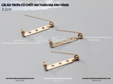 Túi 10c cài áo chốt an toàn mạ kim (KC Gold)