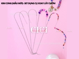 Set bát xoay lấy cườm (gỗ)