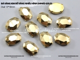 Hạt đá vàng kim đế vàng nhiều hình (Mined gold)